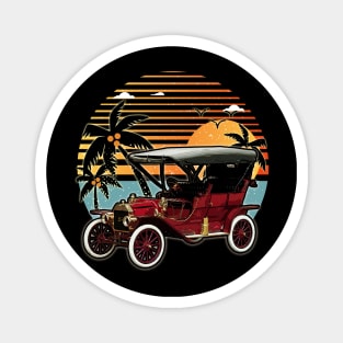 Ford Model T 1908 car sunset Magnet